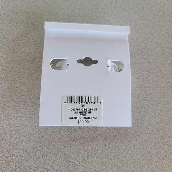 🌺 SOLD 🌺 Giani Bernini Sterling Hinge Hoops - Picture 2 of 4